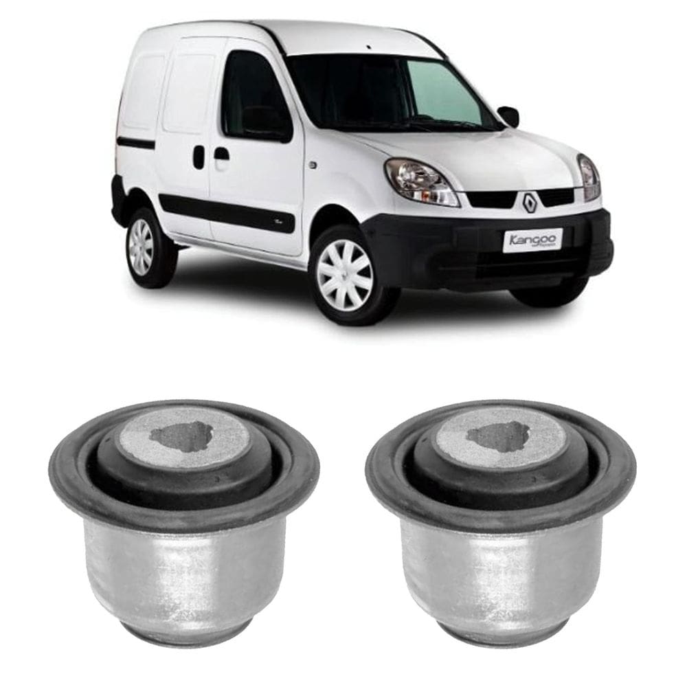 Kit 2 Borracha Dianteira Balança Kangoo 2005/2009