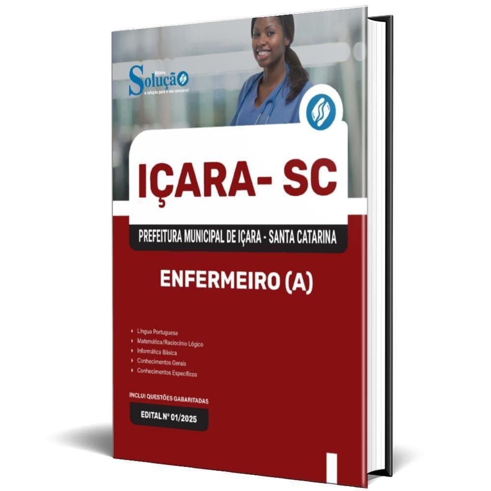 Apostila Prefeitura De Içara Sc 2025 - Enfermeiro A