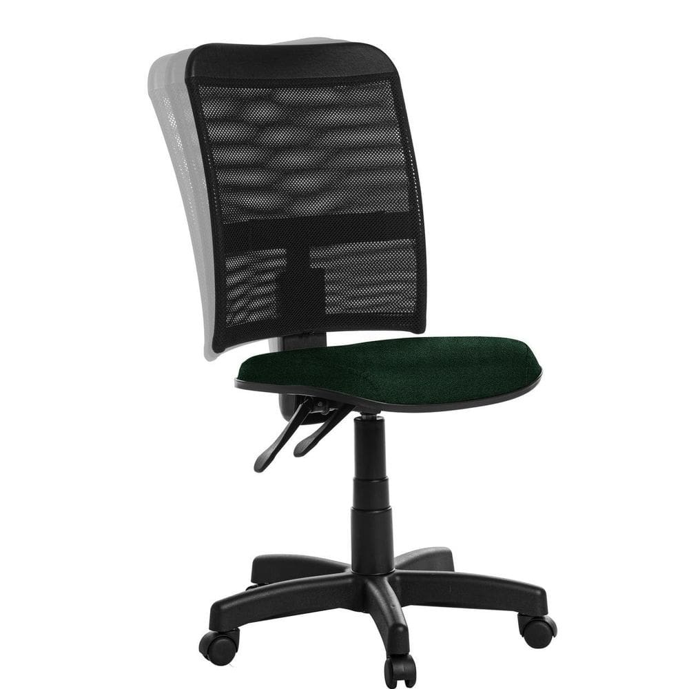 Cadeira Escritório Ergonômica Em Tela Rcp Cor Verde