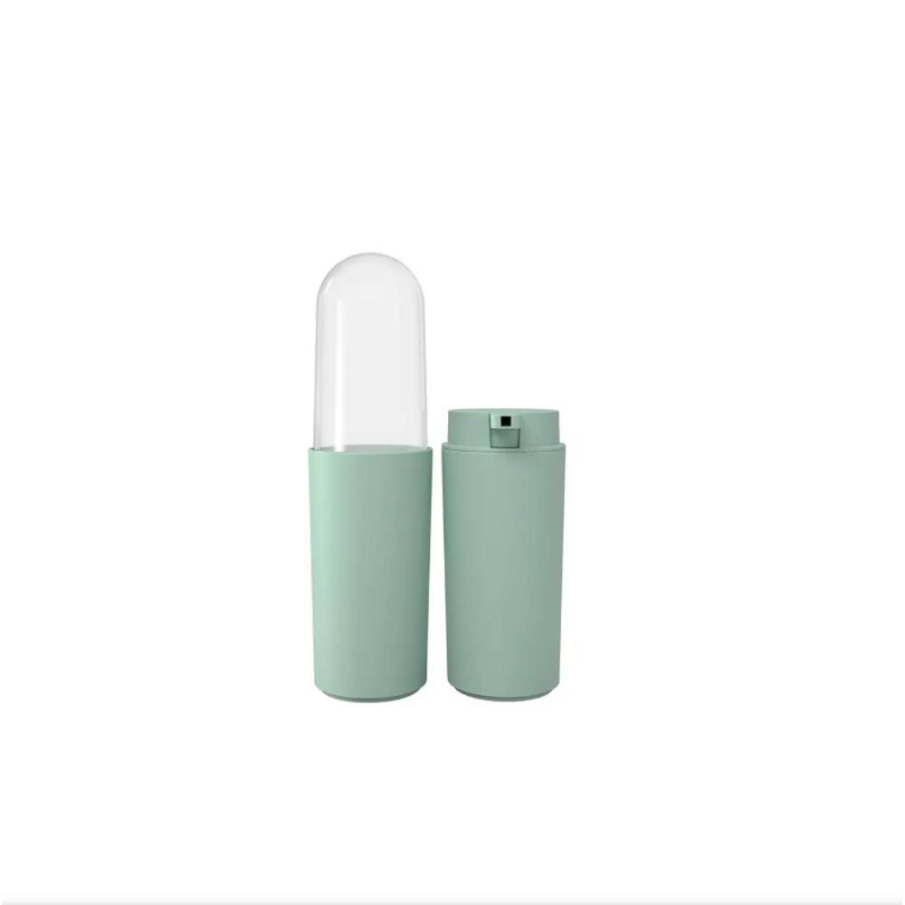 Kit banho com tampa Serene 2 Peças verde claro