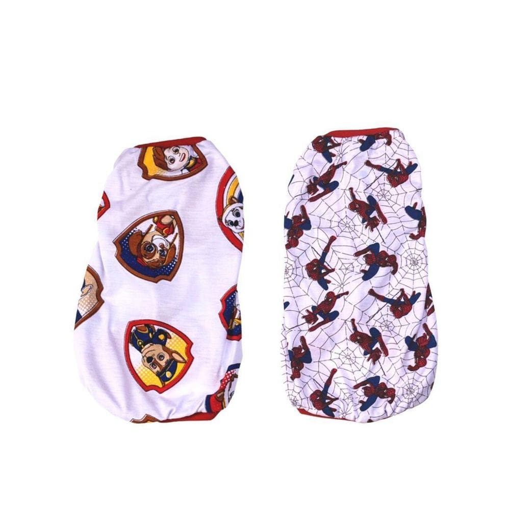 Kit 2 Roupas Para Cães - Pijamas Estampados M