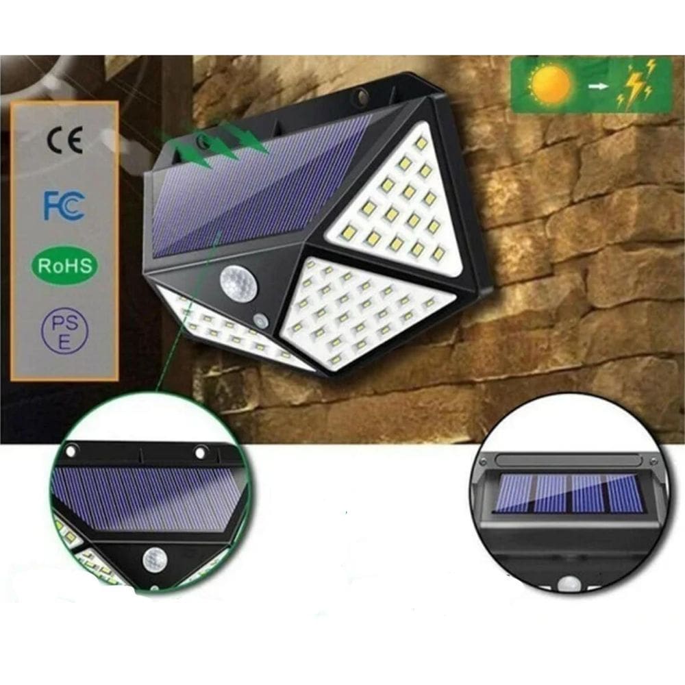 Luminária Solar Para Jardim Ideal Para Segurança