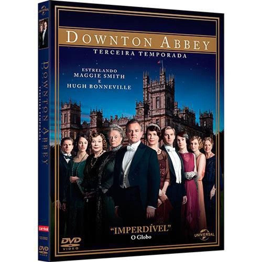 Box Dvd - Downton Abbey - 3ª Temporada - 4 Dvd`S