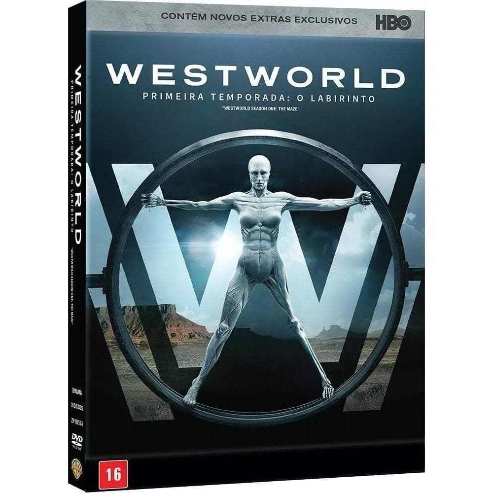 Box Dvd - Westworld 1º Temporada: O Labirinto 3 Discos