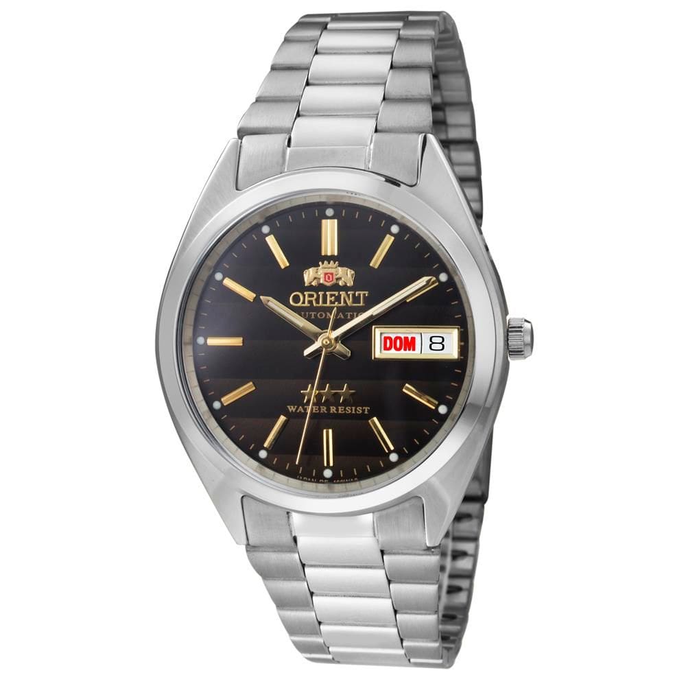 Relógio Orient Masculino Ref: 469wa3nh P1sx Clássico Automático Prateado
