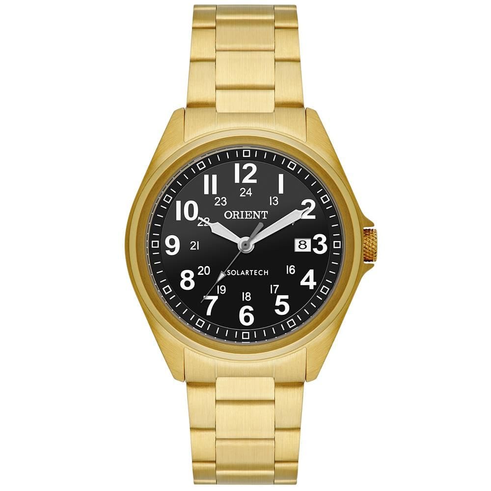 Relógio Orient Masculino Ref: Mgss1285 P2kx Solar Dourado