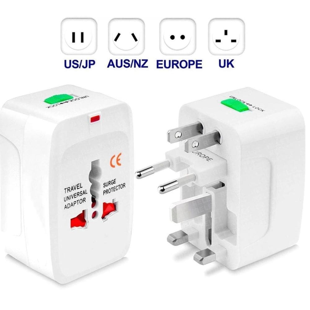 Adaptador Universal Para Viagem Conversor De Energia