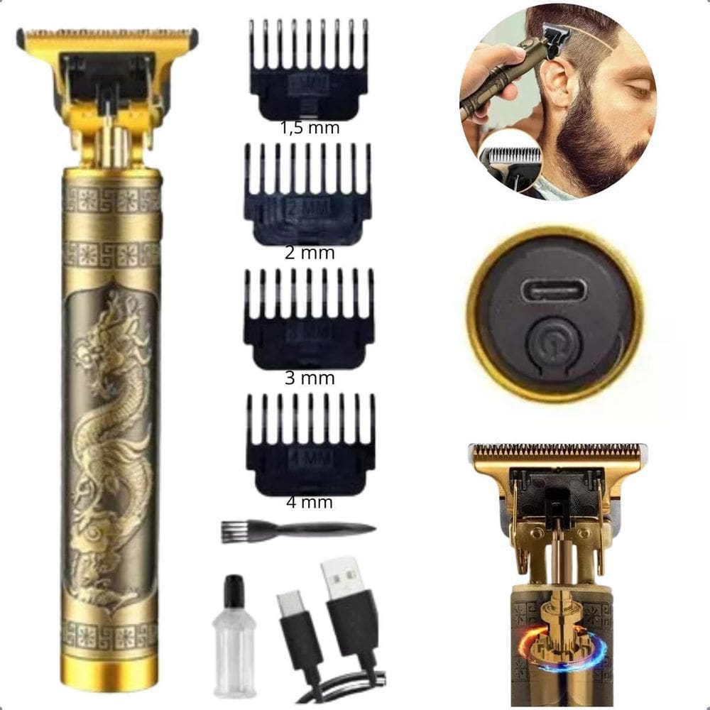 Máquina De Barbear Lâmina De Precisão Para Cabelo E Barba