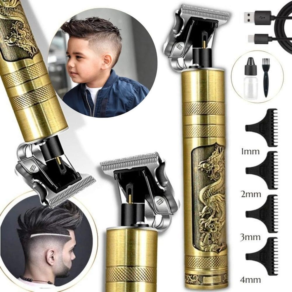 Máquina De Barbear Com Display Digital Para Cabelo E Barba