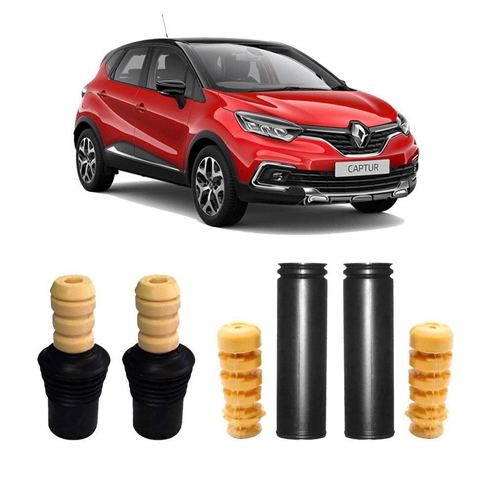 4 Batente Parcial Dianteiro + Traseiro Captur 2019 2020 2021
