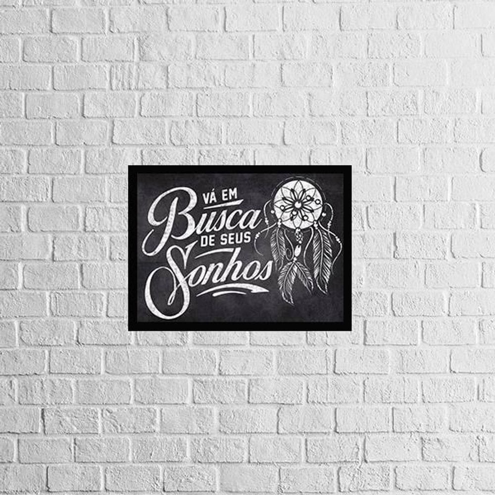 Quadro Busca dos Sonhos 33x24cm - com Vidro