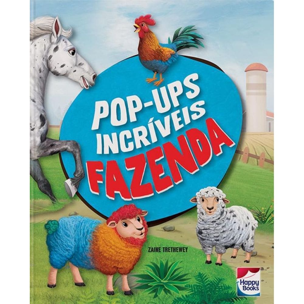 Livro Pop-Ups Incríveis - Fazenda