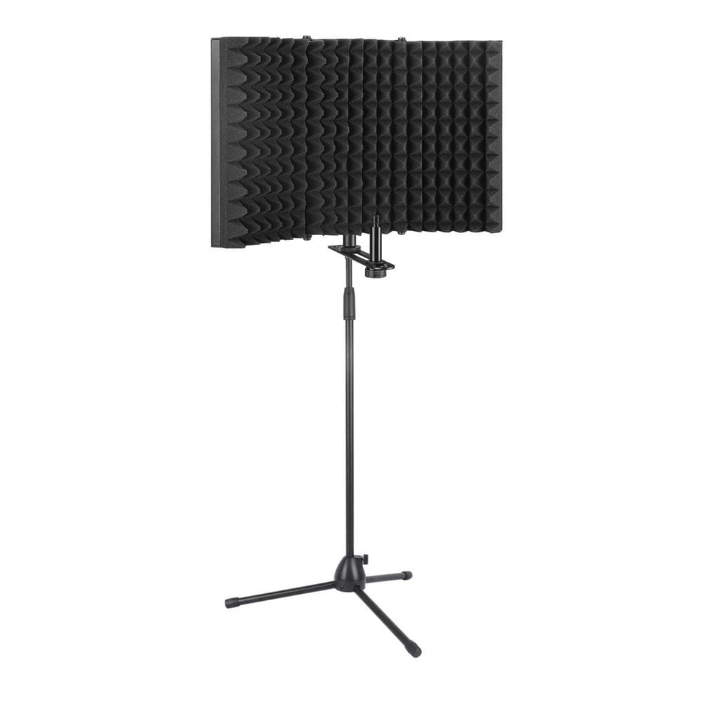 Vocal Booth,Difusor Acústico 3 Painéis Pedestal Microfone