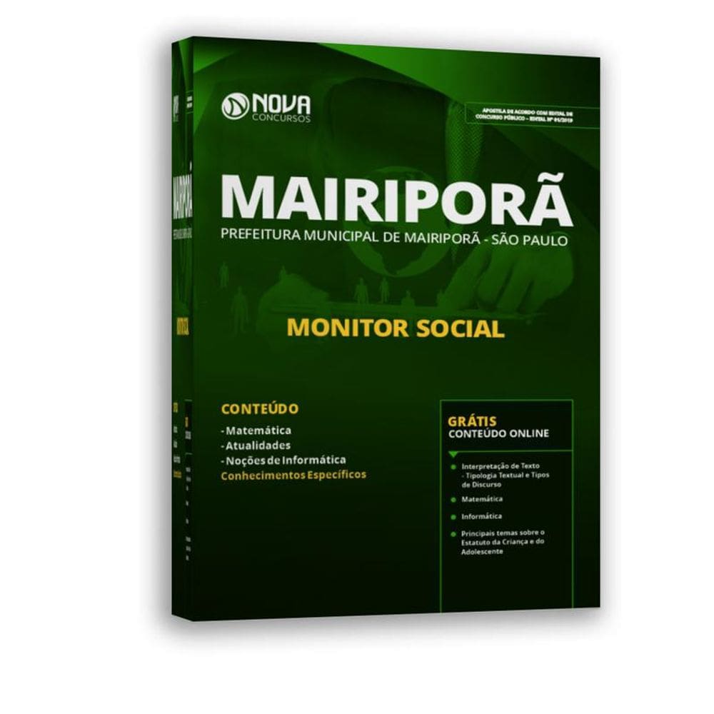 Mairiporã  Sp 2019  Monitor Social