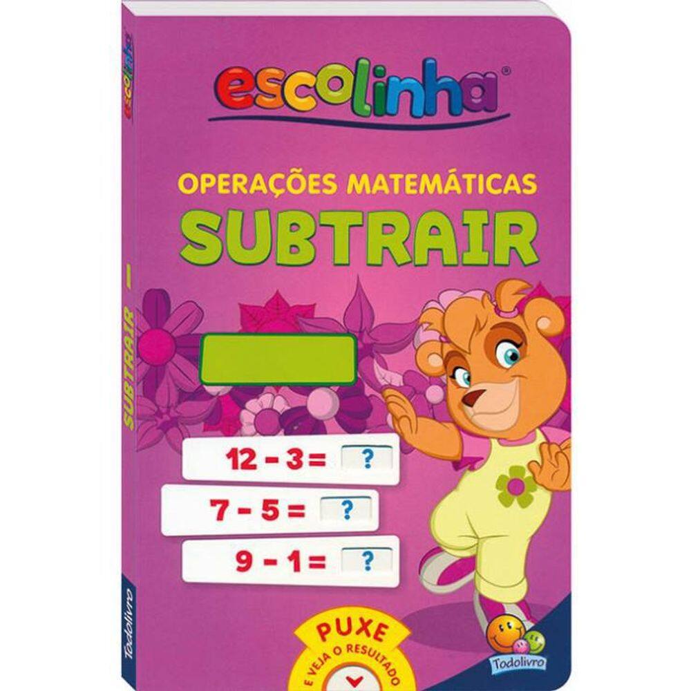 Livro Operações Matemáticas - Subtrair