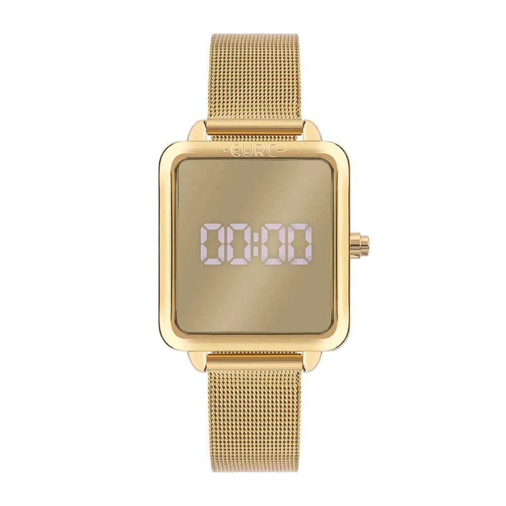 Relógio Euro Feminino Fashion Midi Dourado Euds8054Ac/4D