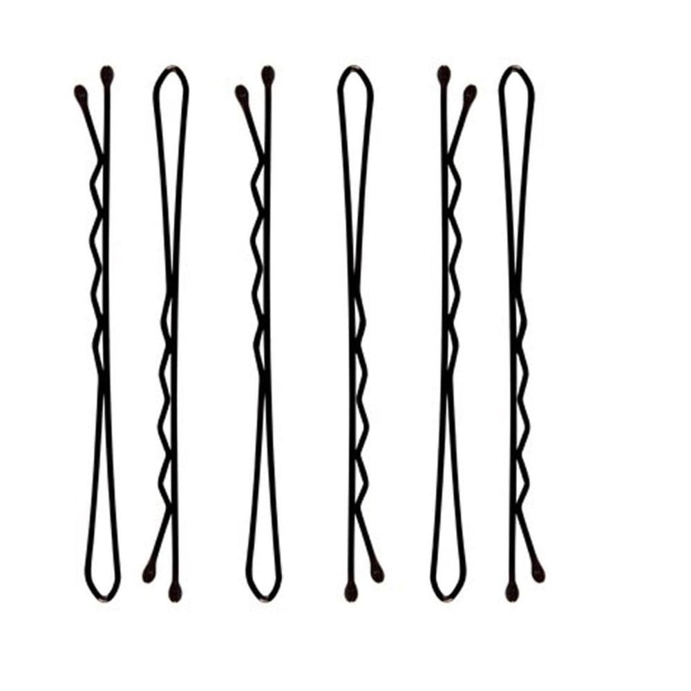 Kit Com 36 Grampos De Cabelo Clássico Prendedor Preto 5Cm