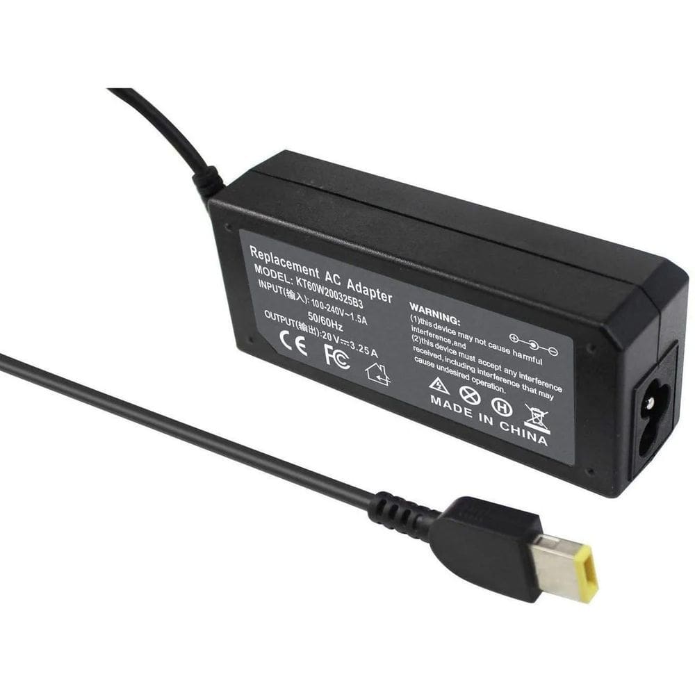 Fonte Carregador Plug Retangular Lenovo X61 Aplicável