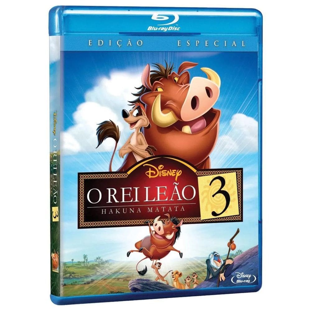 Blu-Ray O Rei Leão 3 Hakuna Matata Edição Especial