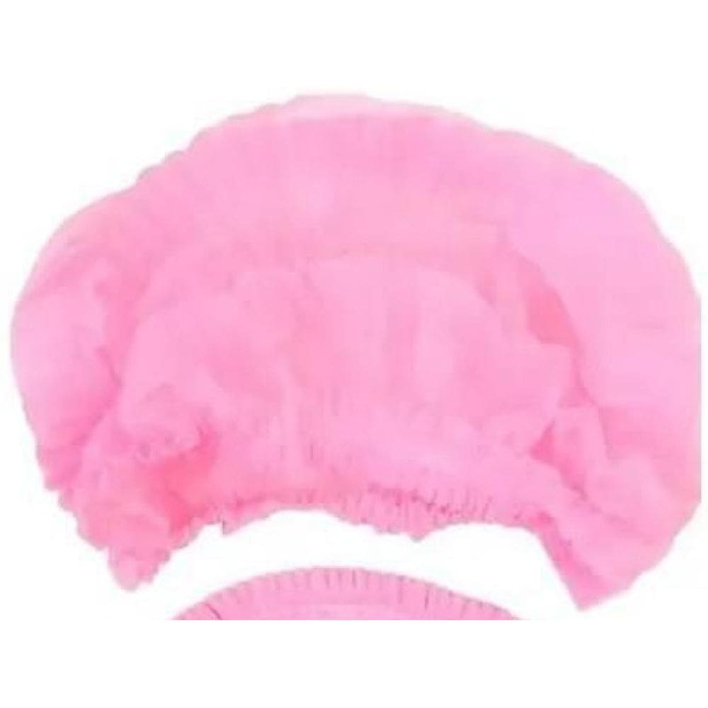 Touca Descartável Tnt Rosa 100 Unidades