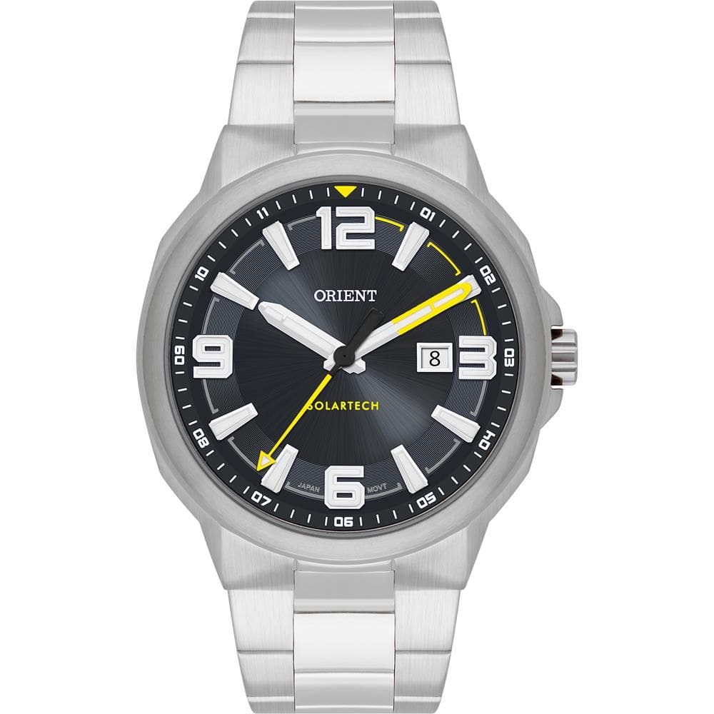 Relógio Orient Masculino Ref: Mbss1510 P2sx Solar Prateado
