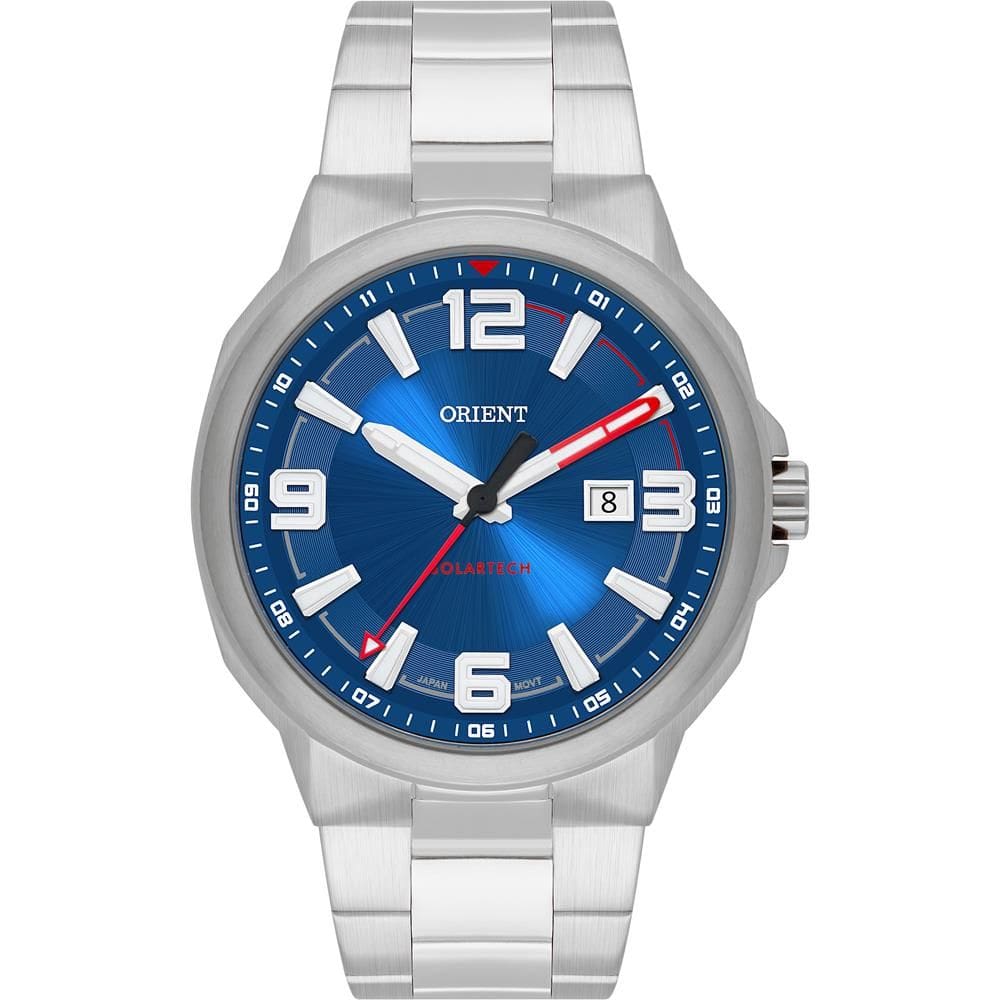 Relógio Orient Masculino Ref: Mbss1510 D2sx Solar Prateado