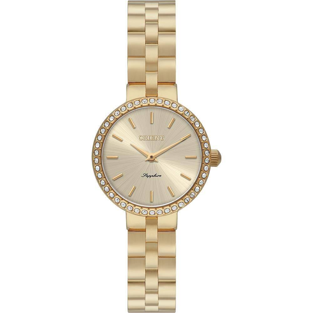 Relógio Orient Feminino Ref: Fgss0242 C1Kx Social Dourado