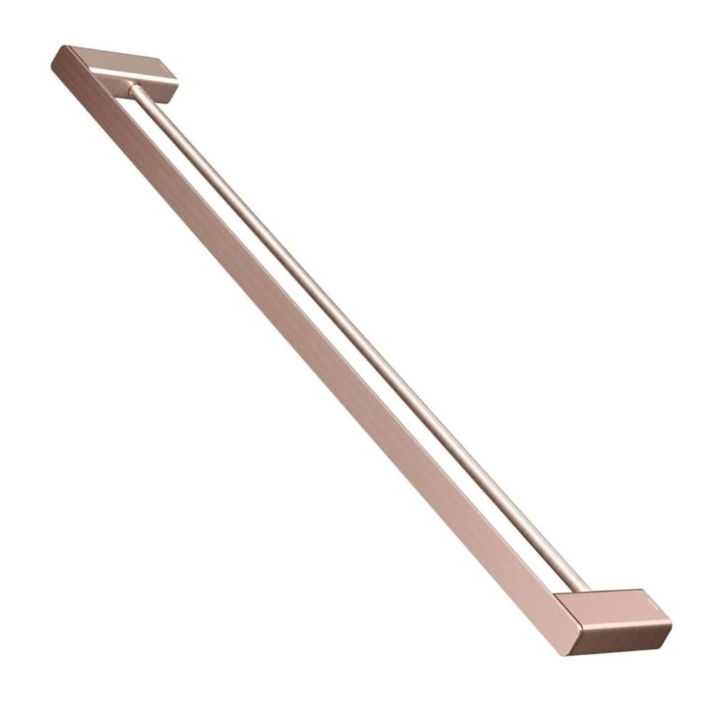 Toalheiro Barra Duplo Docol Flat 1013769 Cobre Escovado