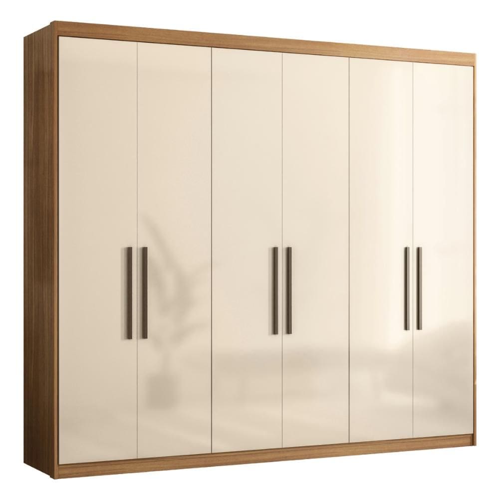 Guarda Roupa Venice Casal Quarto com 6 Portas e 4 Gavetas