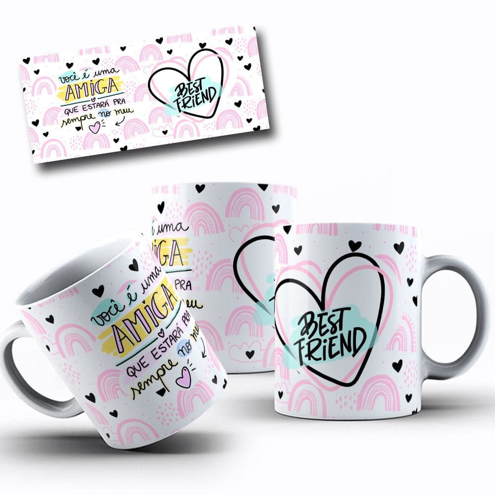 Caneca Amigas Para Sempre – Presente Especial e Cheio de Amor