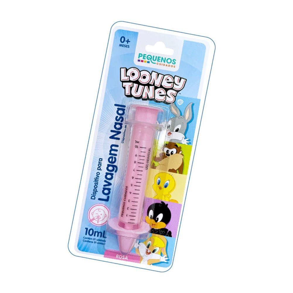 Seringa Para Lavagem Nasal Looney Tunes Rosa Agpmed