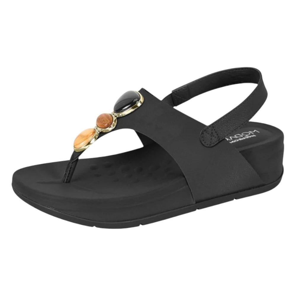 Sandália Feminina Flatform Plataforma Média Conforto Modare
