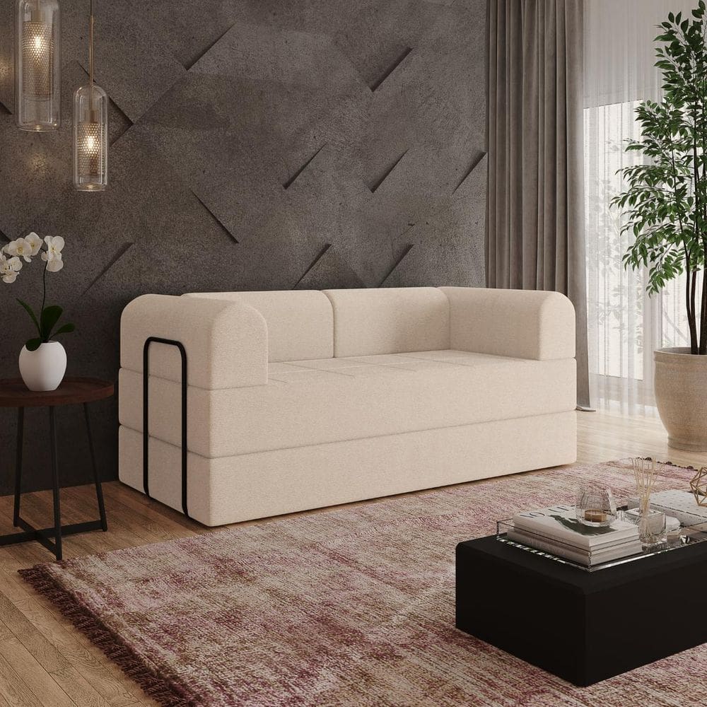 Sofá Modular Mônaco A Versatilidade ao Seu Alcance BegeClaro