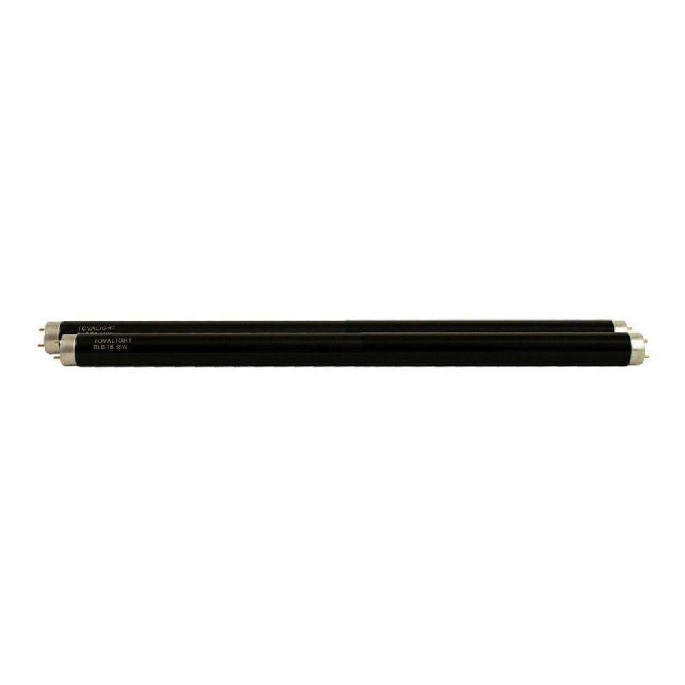 2 Lampada 36W 40W T8 Luz Negra Uv Fluo Blb Tubo Preto 120Cm