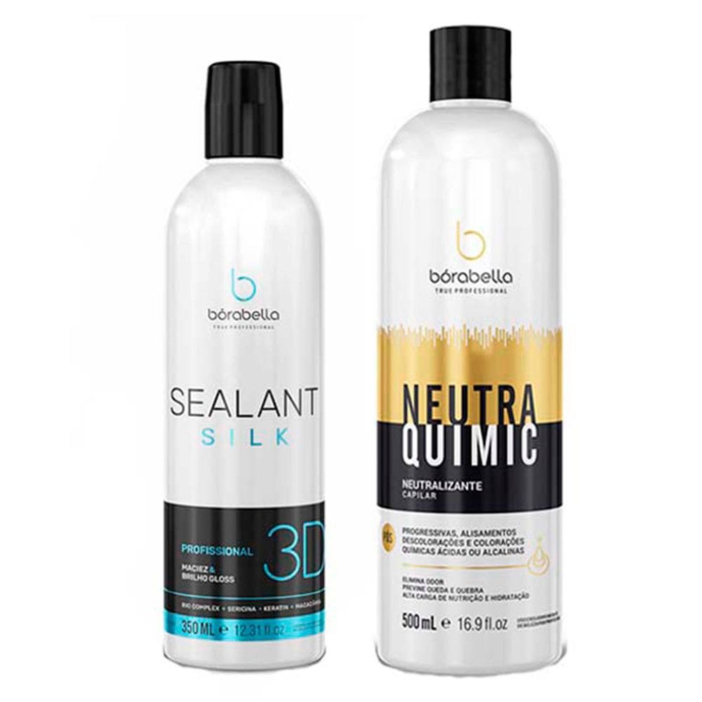Kit Selagem Silk 3D 350ml e Neutra Quimic Borabella