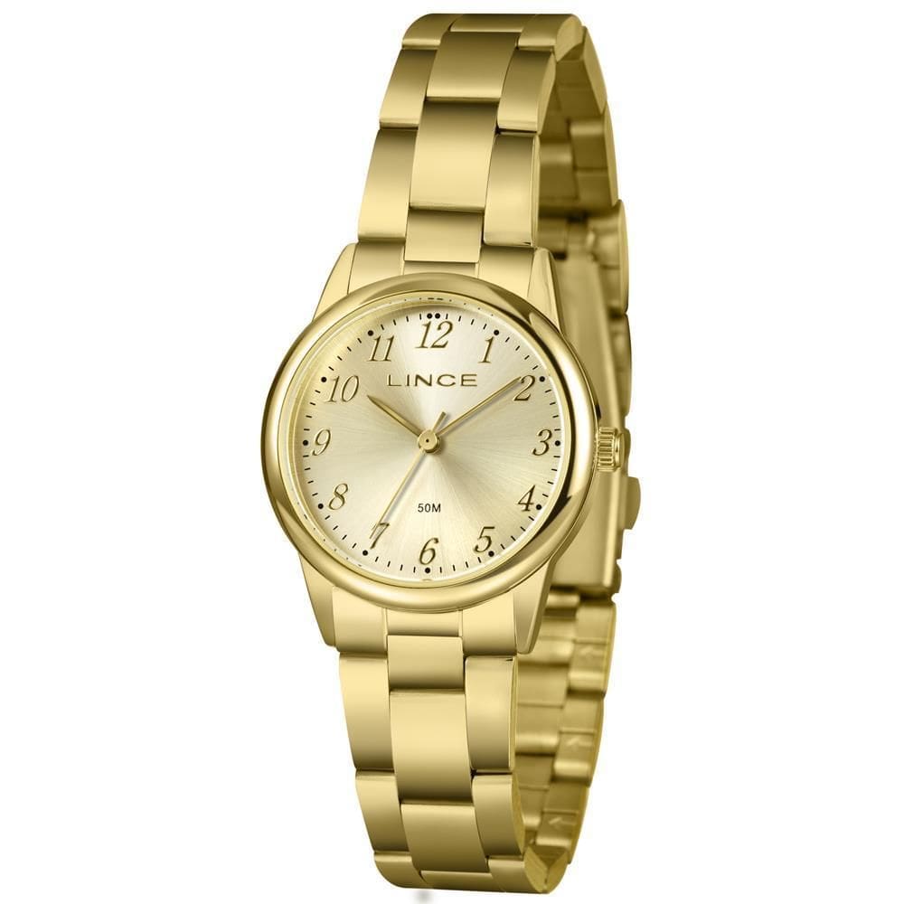 Relógio Lince Feminino Ref: Lrgm032L30 C2Kx Social Dourado