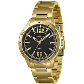 Relógio Lince Masculino Ref: Mrgm011L46 P2Kx Casual Dourado