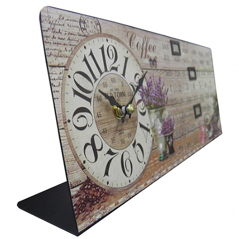 Relogio Calendario De Mesa Old Town Vintage Retro Decoracao (xin-06)