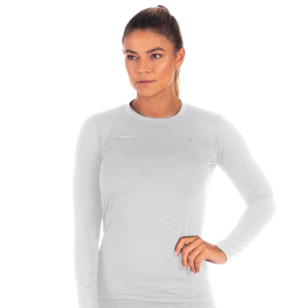 Camiseta M/L Termica Skin New 04499-Br - Branco M