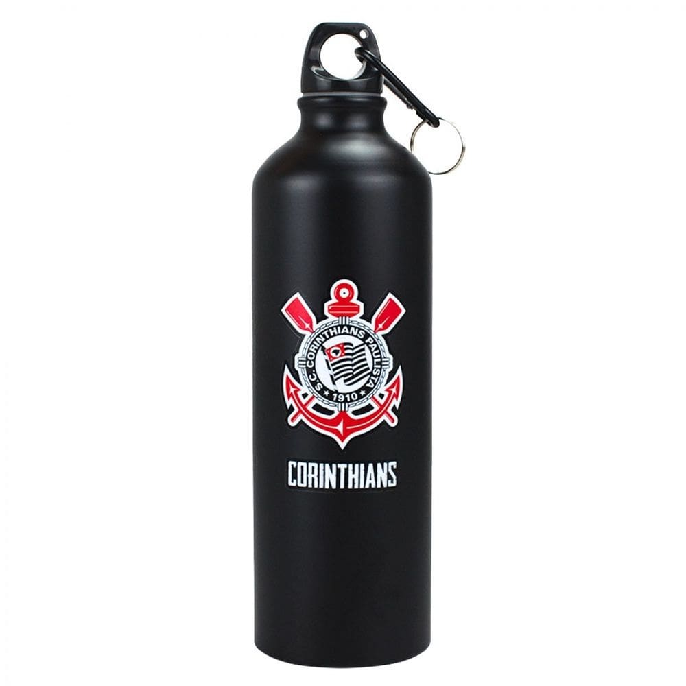 Garrafa Corinthians Alumínio 750 ML - QH075-1-B