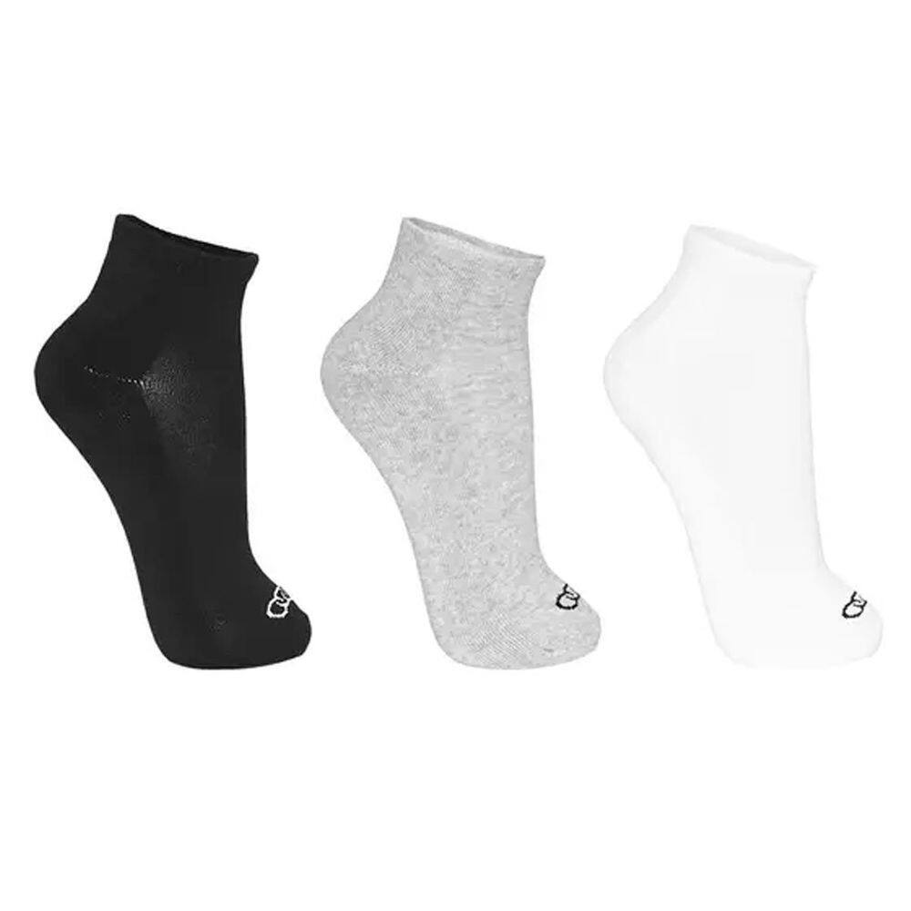 Meia Olympikus Cano Curto Branco/Cinza/Preto 39/44 - 3 pares