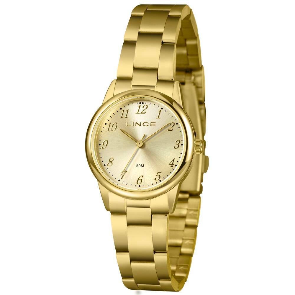 Relógio Lince Feminino Ref: Lrgm032l30 C2kx Social Dourado