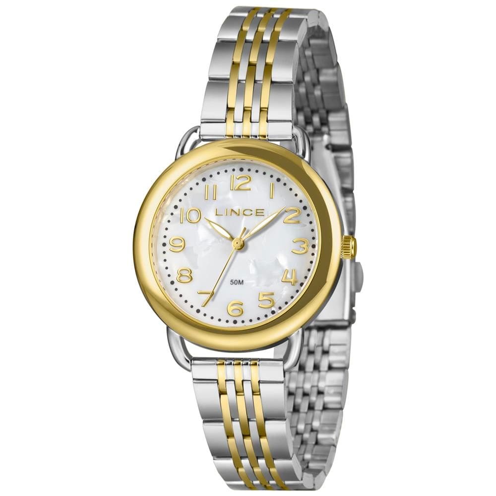 Relógio Lince Feminino Ref: Lrtm028l36 B2sk Casual Bicolor
