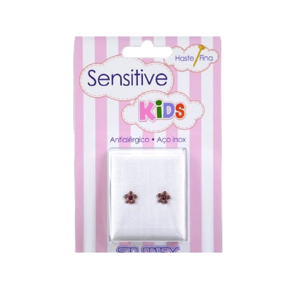 Brinco Studex Sensitive Kids Daisy Rosa Fucsia Sk6023y