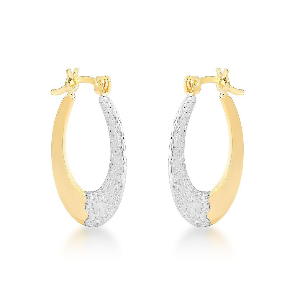 Brinco De Argola Feminino Folheado Ouro 18k Hipoalérgico
