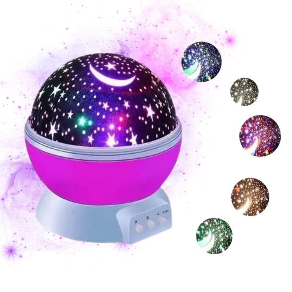Luminária Com Estrelas Ambiente De Sono