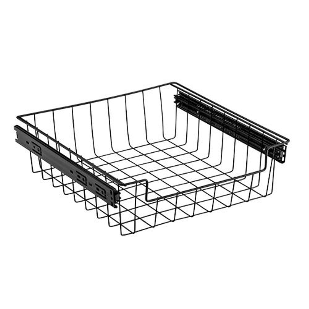 Gaveta Fruteira Preta Deslizante Embutir 370mm - 865 Schmitt