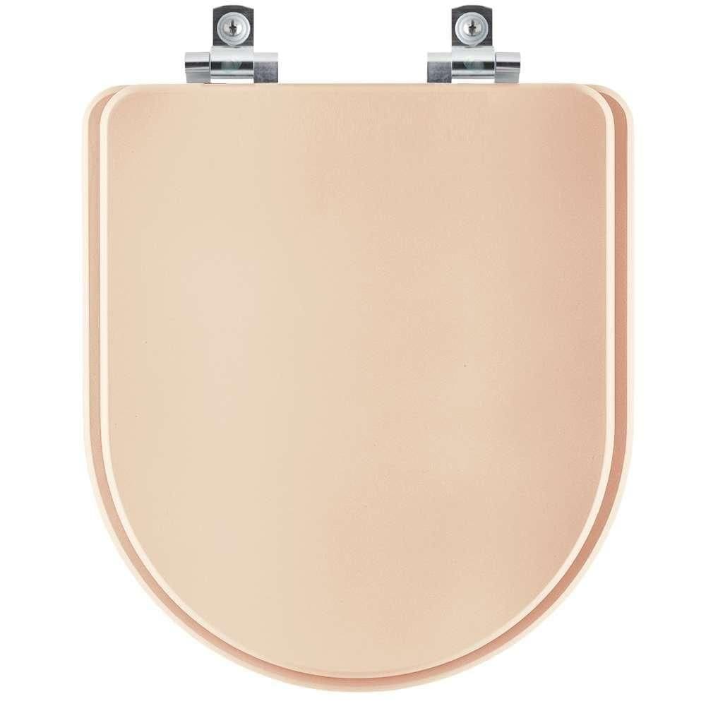 Assento Sanitário Soft Close San Remo Rose Para Vaso Hervy