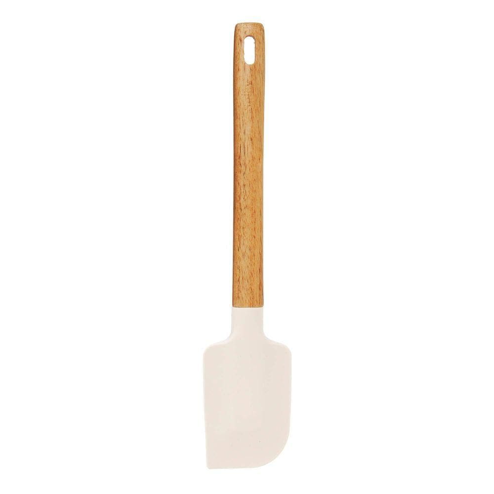 Espátula Pão Duro De Silicone Com Cabo Em Acácia Spicy Bege