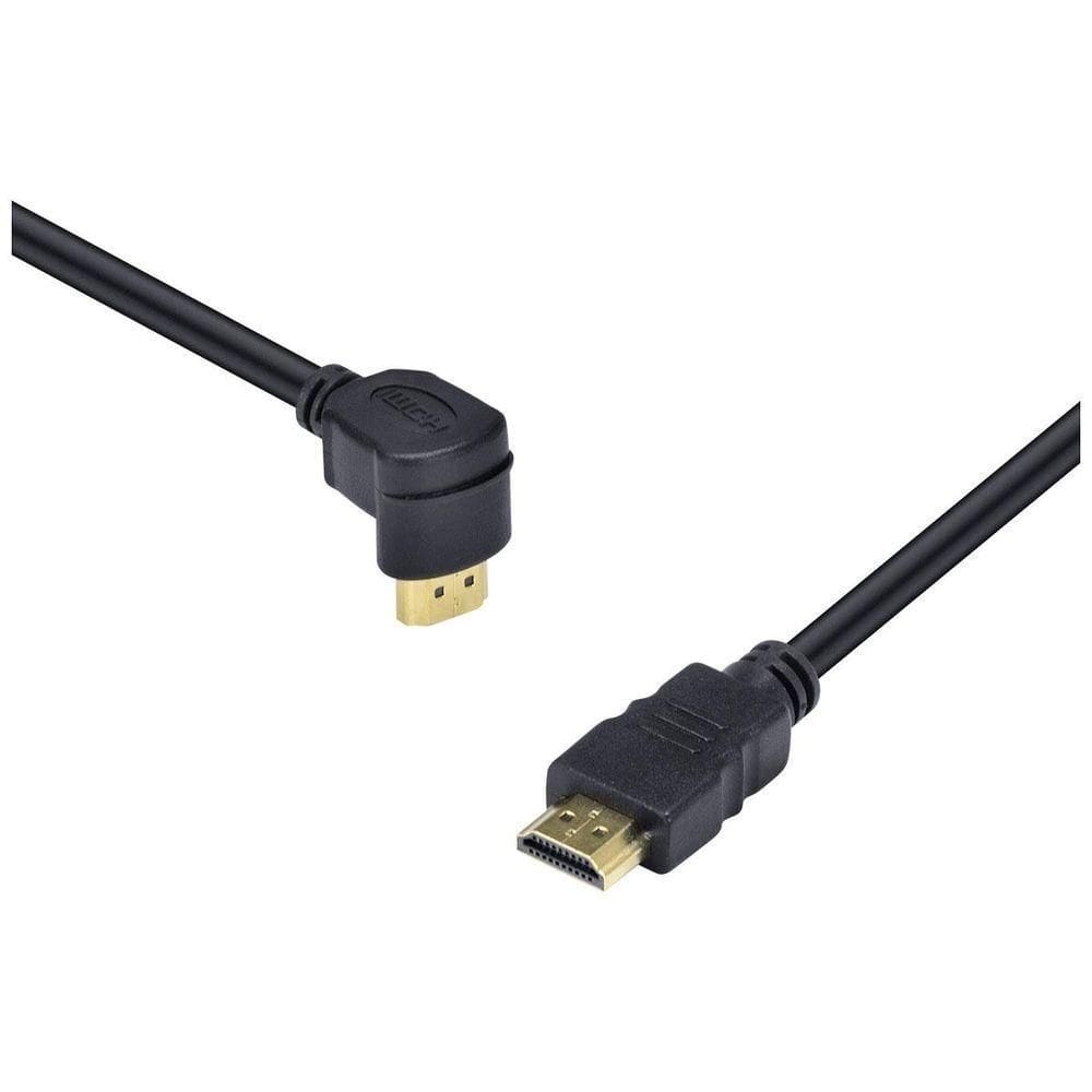Cabo Hdmi 4k 1 Conector 90º 2 Metros H2090-2